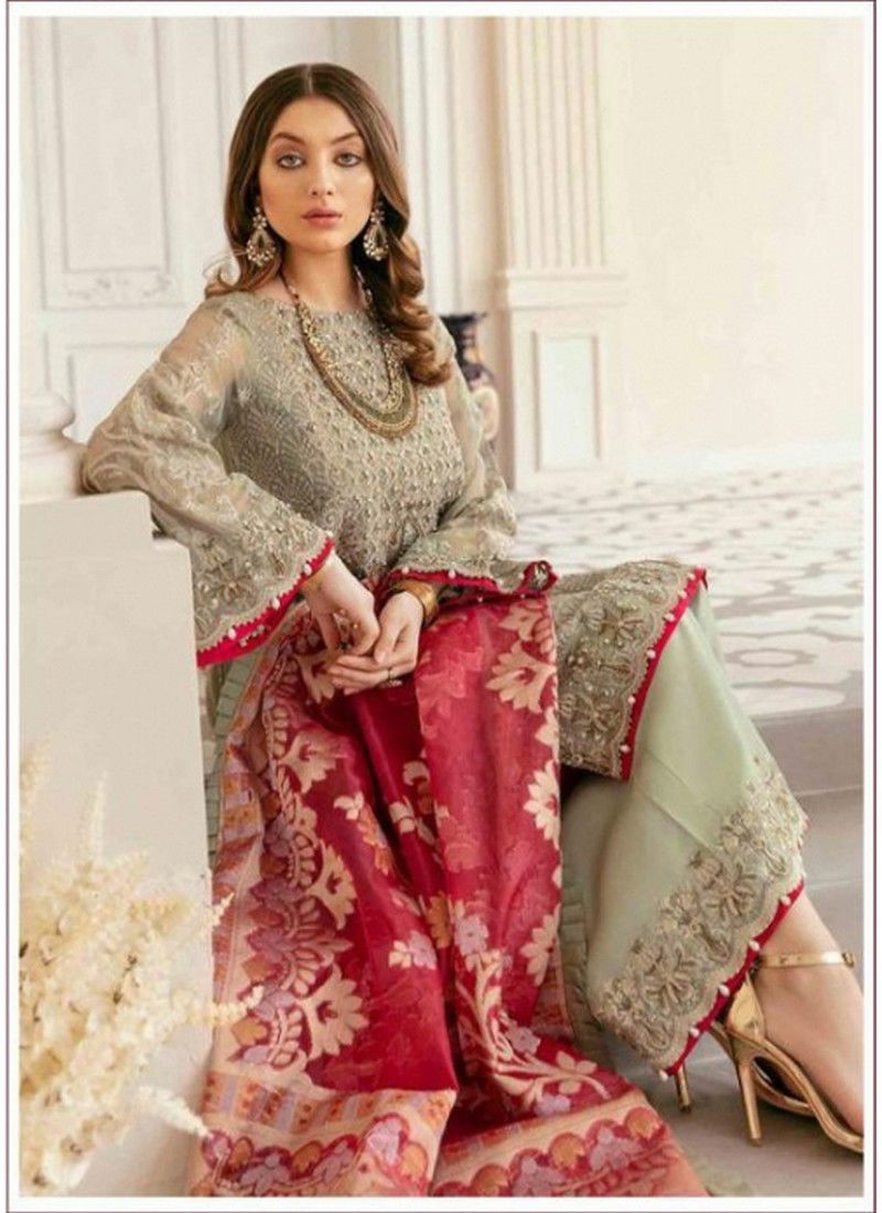 Rinaz Block Buster Hits 12 Fancy Designer Festive Wear Jetport with Heavy Embroidery Diamond Work Georgette Premium Pakistani Salwar Suit Collection